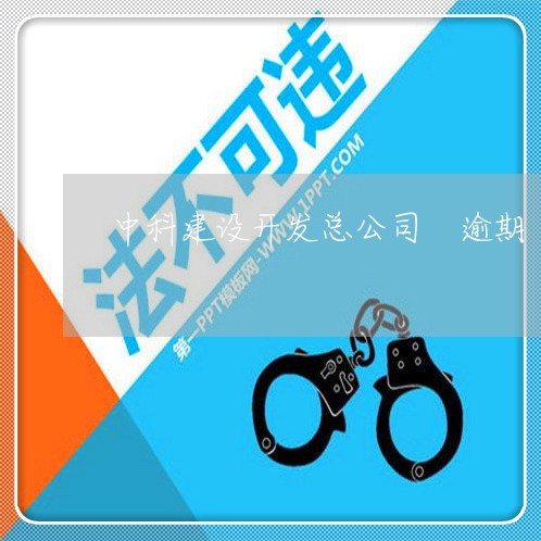 中科建设开发总公司 逾期 中科建设开发总公司 逾期